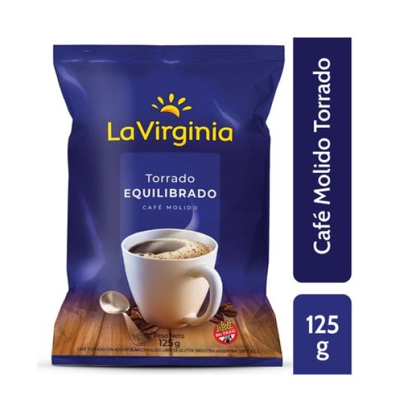 La Virginia Cafe Molido Torrado Equilibrado 125gr