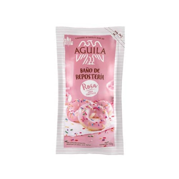 Aguila Baño Repostero Rosa Sabor Frutilla 150gr