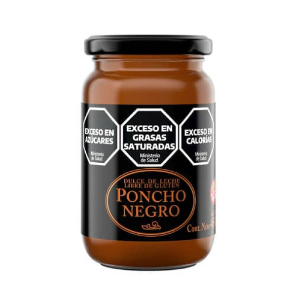 Poncho Negro Dulce De Leche 450gr