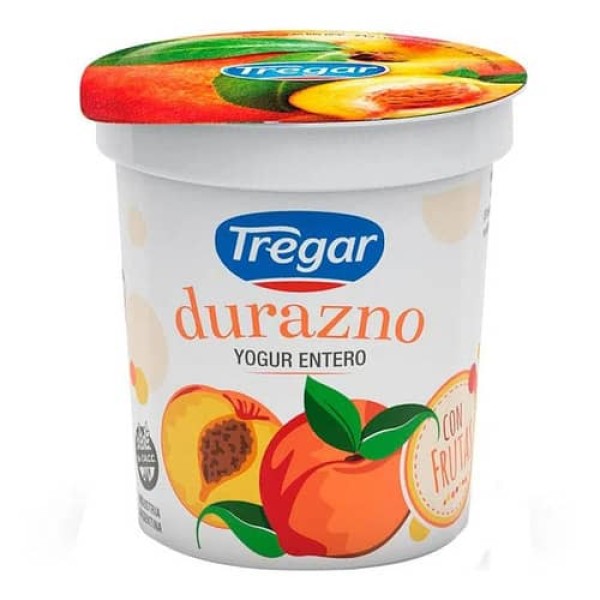Tregar Yogur Sabor Durazno 160gr