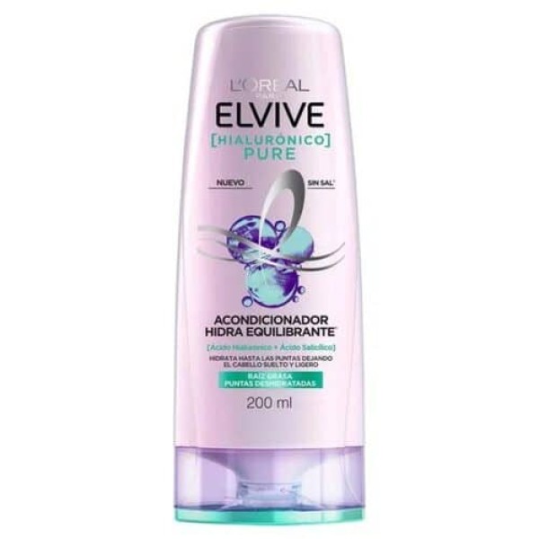 Elvive Acondicionadro Hidra Equilibrante Raiz Grasa Punta Deshidratada 200ml