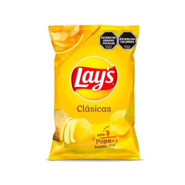 Lays Papas Fritas Clasicas 134gr