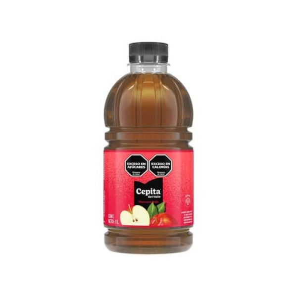 Cepita Del Valle Jugo De Manzana Roja Botella 1L