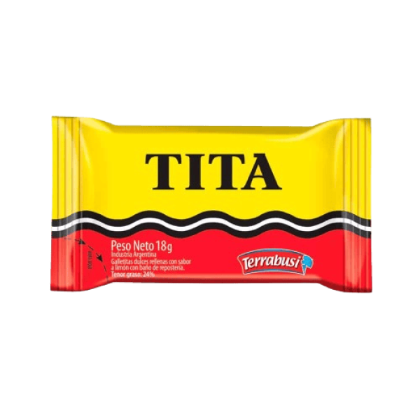 Tita Galletitas Dulces Rellenas Con Sabor A Limon 19gr