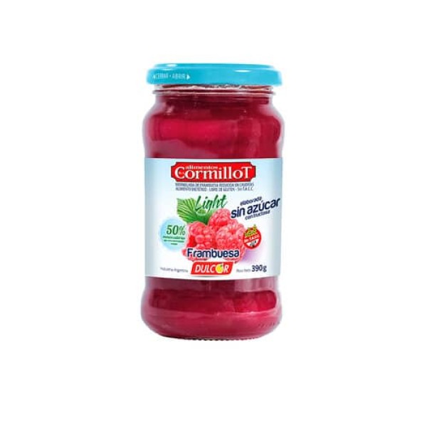 Dulcor Cormillot Mermelada De Frambuesa Light 390ml
