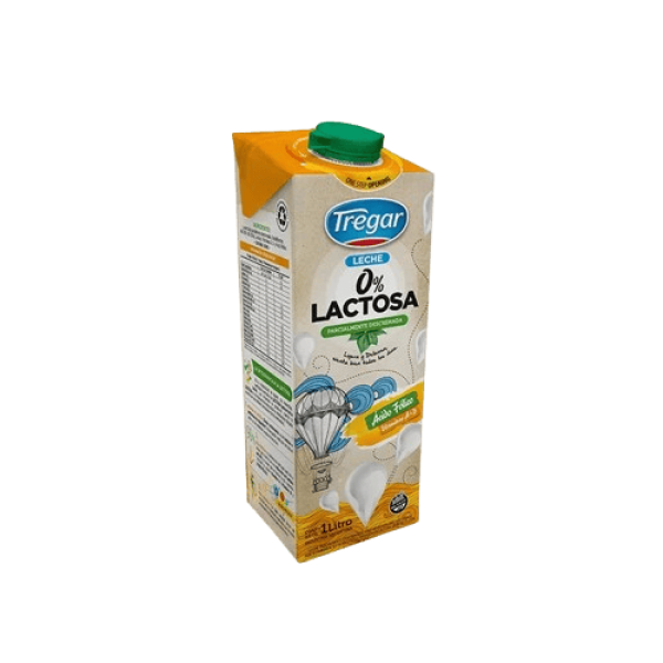 Tregar Leche 0% Lactosa En Caja 1L