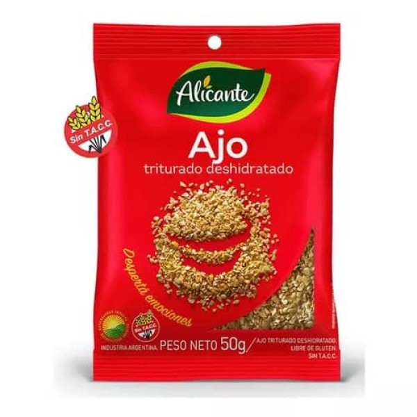 Alicante Ajo Triturado Deshidratado 50gr