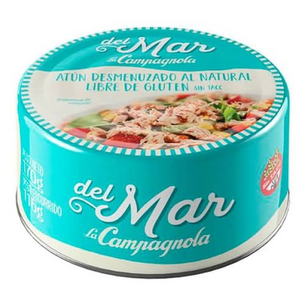 La Campagnola Del Mar  Atun Desmenuzado Al Natural 170gr