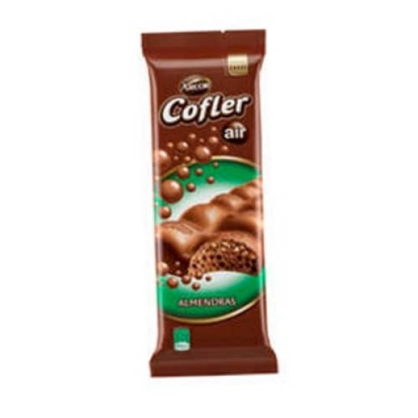 Cofler Air Chocolate Con Almendras Aireado 55gr