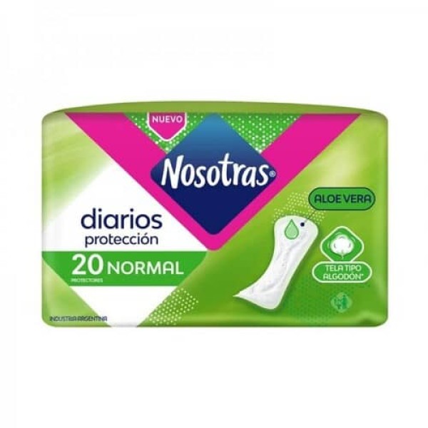 Nosotras Protectores Normal Diaros 20 Unidades