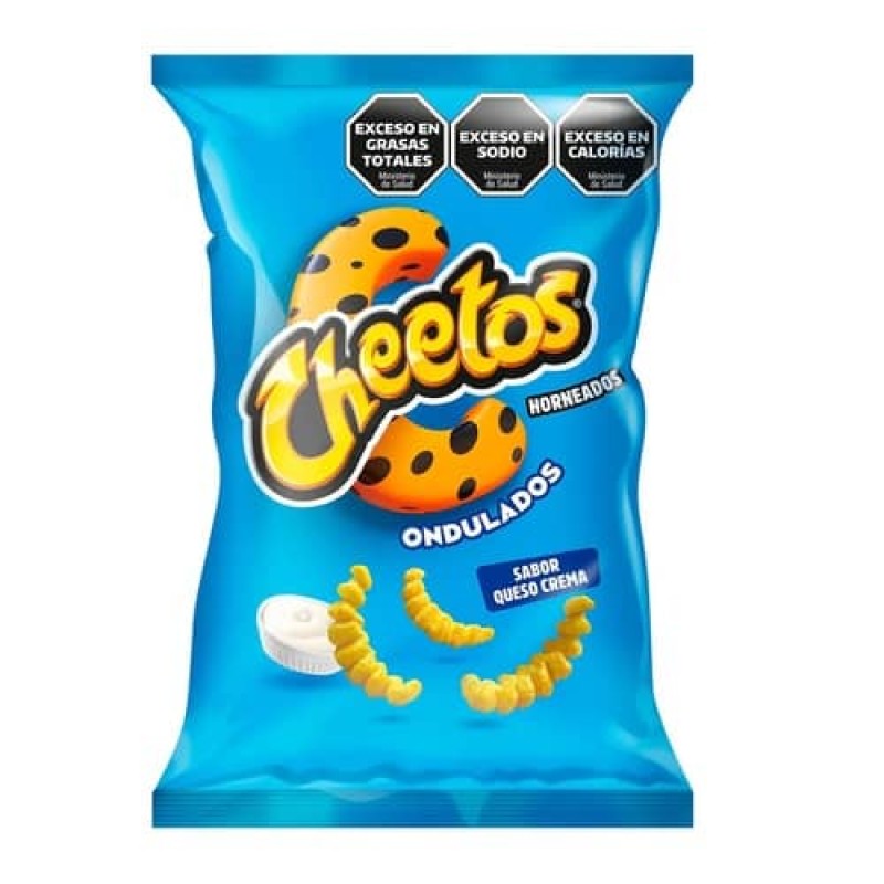 Cheetos Horneados Ondulados Sabor Queso Crema 85gr