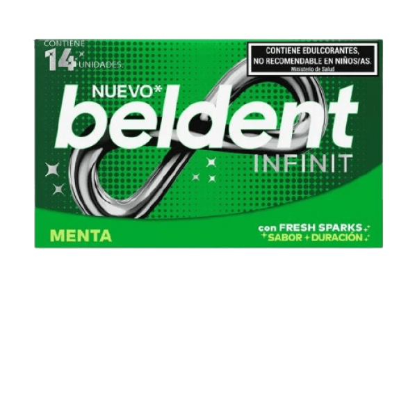 Beldent Infinit Chicle Sabor Menta 26,6gr