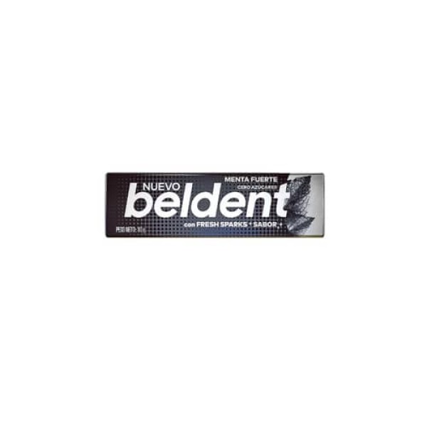 Beldent Chicles Sabor A Menta Fuerte 10gr