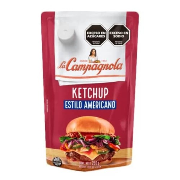 La Campagnola Ketchup Estilo Americano 250gr