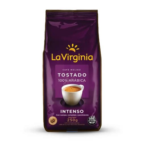 La Virginia Cafe Molido Tostado Intenso Arabica 250gr