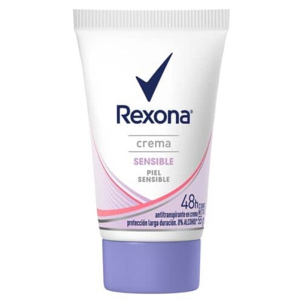 Rexona Antitraspirante En Crema Piel Sensible 55gr
