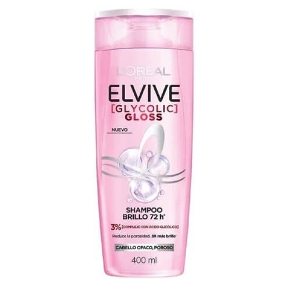Elvive Shampoo Cabello Opaco,Poroso 400ml