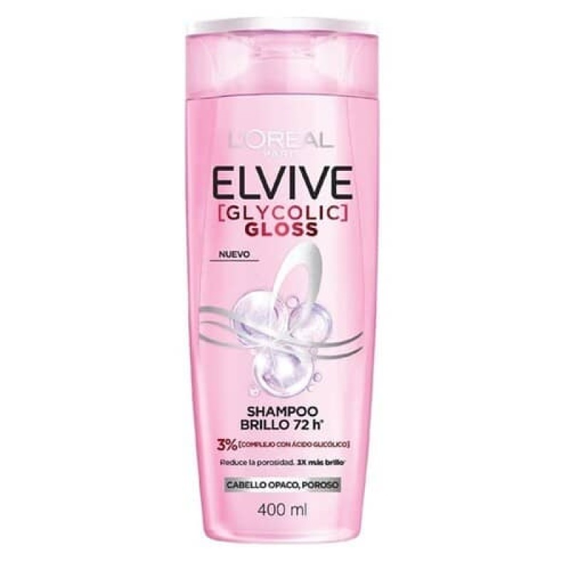 Elvive Shampoo Cabello Opaco,Poroso 400ml