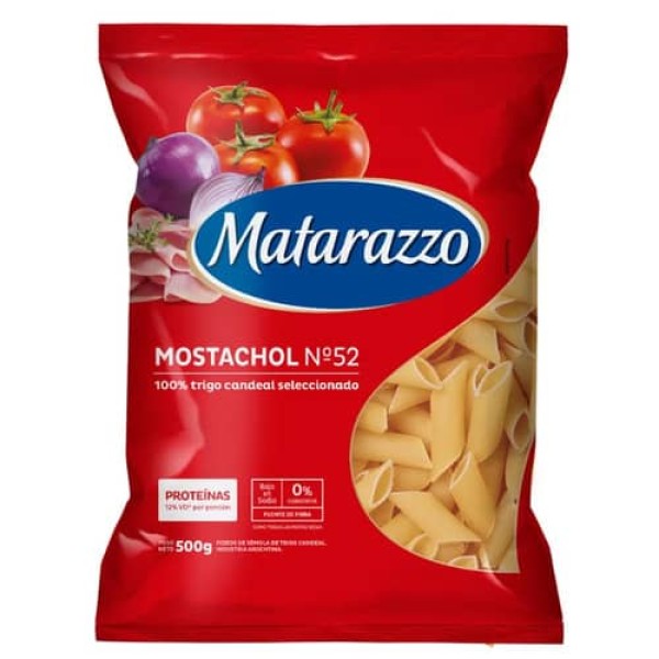 Matarazzo Fideos De Semola Mostachol Nº52 500gr