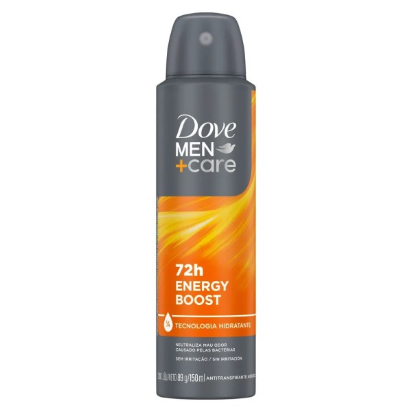 Desodorante Antitranspirante Dove Men+Care Energy Boost 72hs 150ml