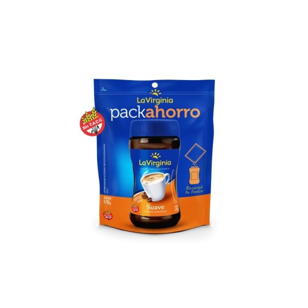 La Virginia Cafe Instantaneo Suave Doypack 170gr