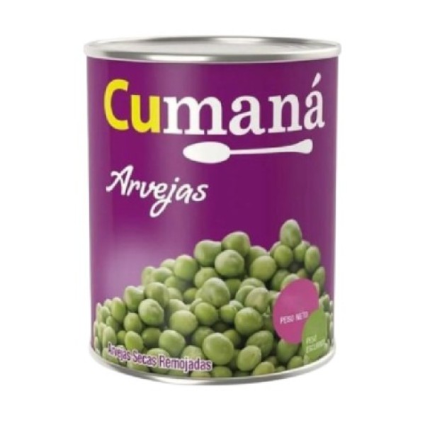 CONSERVA ARVEJAS CUMANA 300 GRS