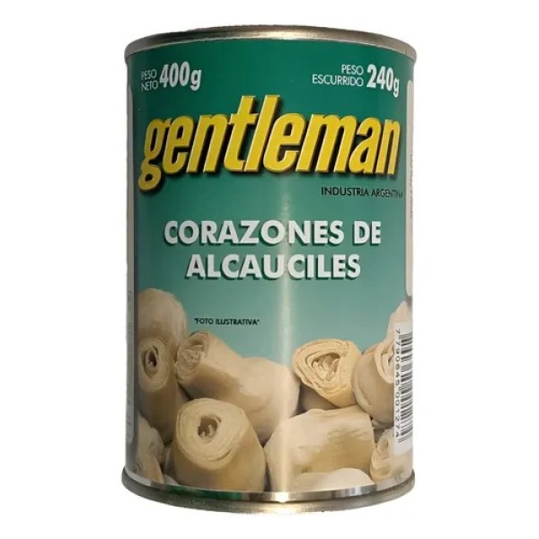 Corazon De Alcaucil Gentleman En Lata 400 Gr