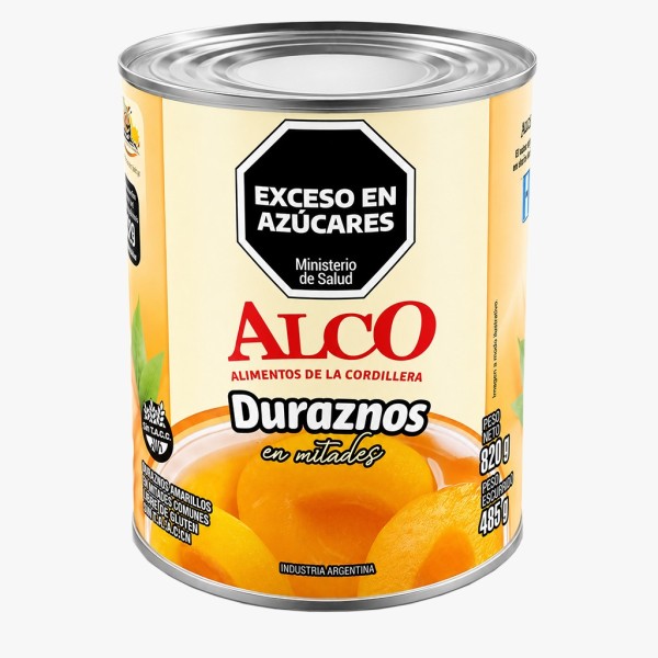 Alco Duraznos En Mitad 820gr