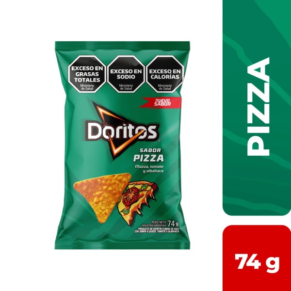 Nachos sabor pizza Doritos 74 grs
