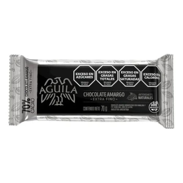 Aguila Chocolate 70% Cacao 70gr 