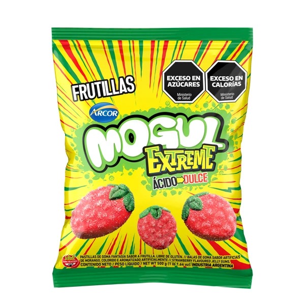 MOGUL GOMITAS EXTREME FRUTILLA 50 grs