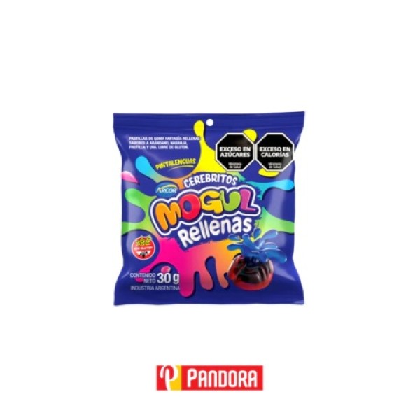 Gomitas Mogul Rellenas Cerebritos 30gr