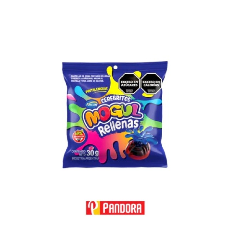 Gomitas Mogul Rellenas Cerebritos 30gr Gomitas Mogul Rellenas Cerebritos 30gr
