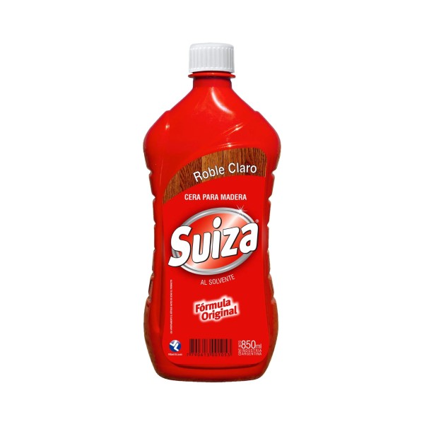 SUIZA CERA LIQUIDA ROBLE CLARO 850ml