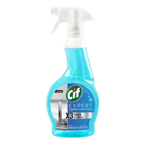 CIF LIMPIADOR VIDRIOS/MULTIUSO GATILLO X500ML