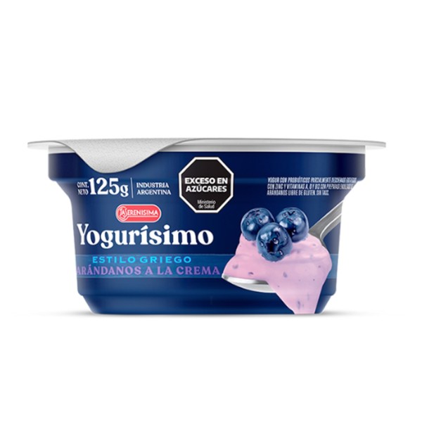 Yogurísimo Yogur  Griego Arándanos a la crema 125g