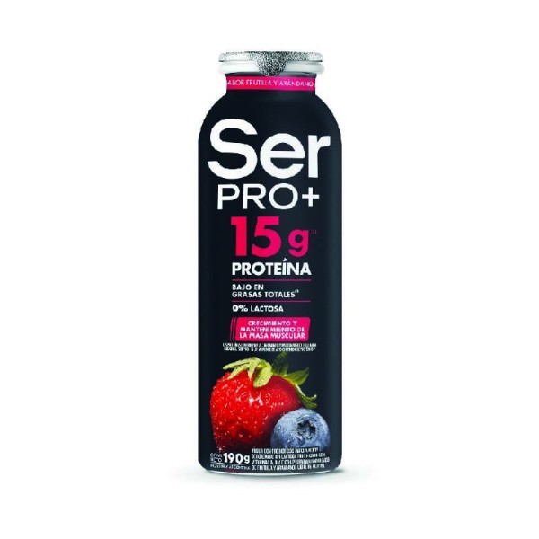 SER YOGUR PROTEIN FRUTILLA & ARANDANOS BOT 190GR