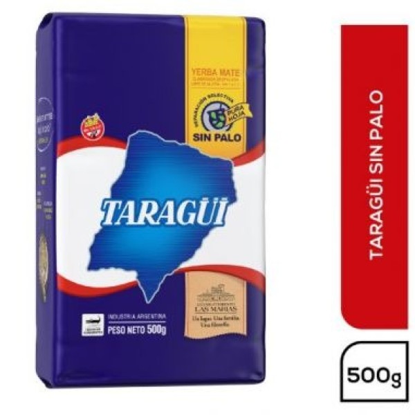 Taragüi Yerba Mate Sin Palo Envase 4Flex 500gr