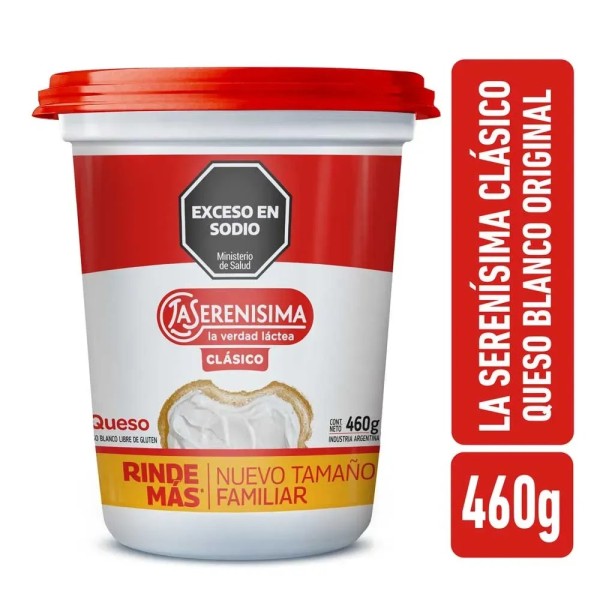 Queso Crema Clasico La Serenisima 460 gr