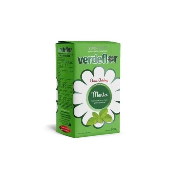 Verdeflor Yerba Mate Con Palo Menta 500gr