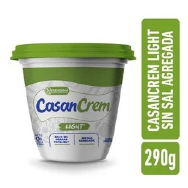 Queso Light Sin Sal Agregada CasanCrem 290gr