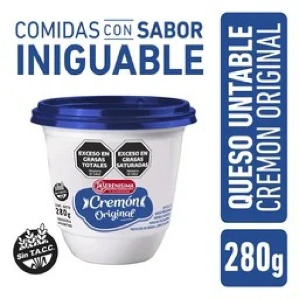 Queso Untable La Serenísima Cremón Original 280 Gr