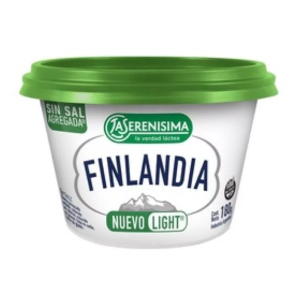 Queso Finlandia Light Sin Sal Agregada X 180 Gr