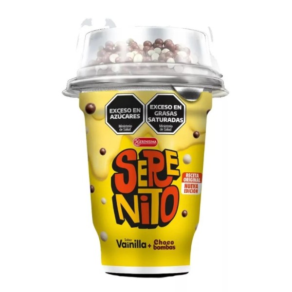 Postre Serenito Vainilla + Chocobombas X 118 Gr -