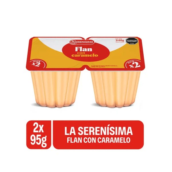 Flan la Serenisima Vainilla Clasico x 190gr