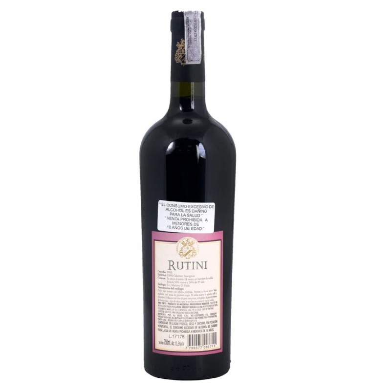 Rutini Cabernet Sauvignon 750ml Rutini Cabernet Sauvignon 750ml