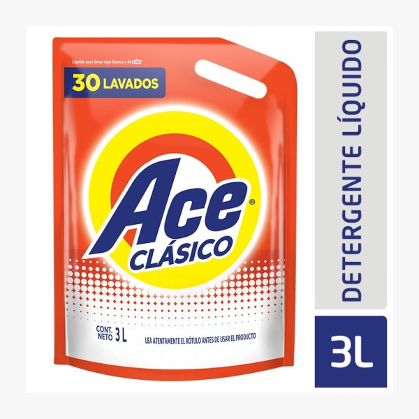 Ace Jabón Liquido Clásico x3L
