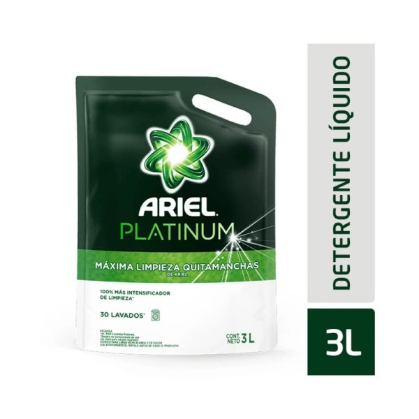 Ariel Platinum Jabón Liquido x3L