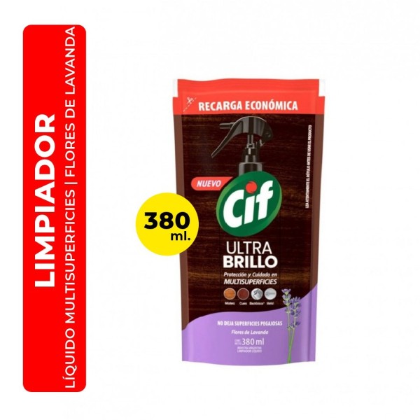 Cif Ultrabrillo Flores De Lavanda