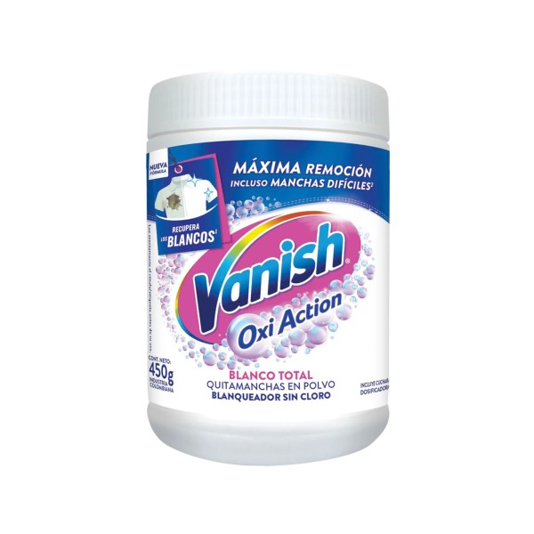 Vanish Oxi Action Blanco Total Blanqueador En Polvo